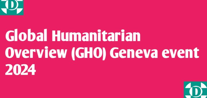 Global Humanitarian Overview (GHO) event