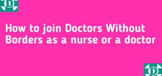 How to join Doctors Without Borders