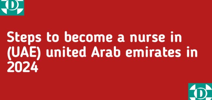 Steps to become a nurse in UAE