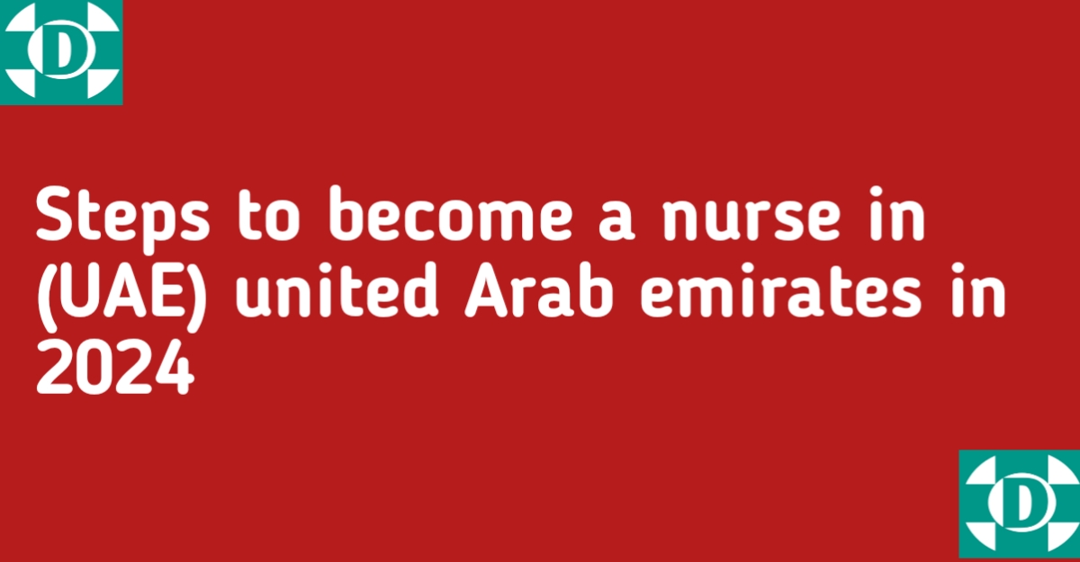 Steps to become a nurse in UAE