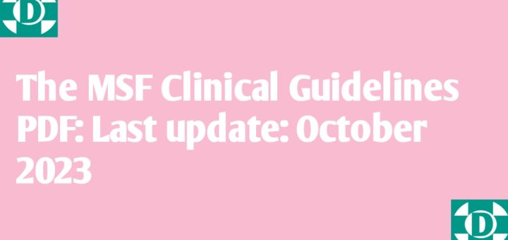 The MSF Clinical Guidelines PDF October