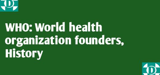 World health organization founders