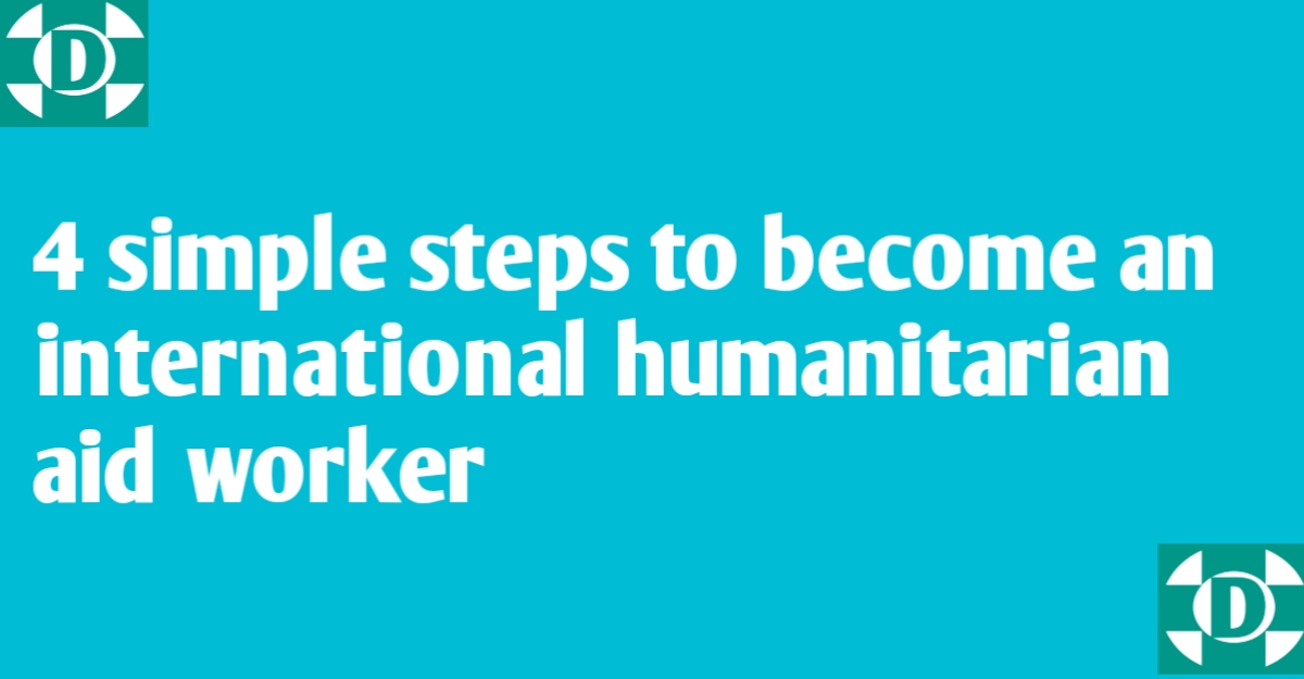 become an international humanitarian aid